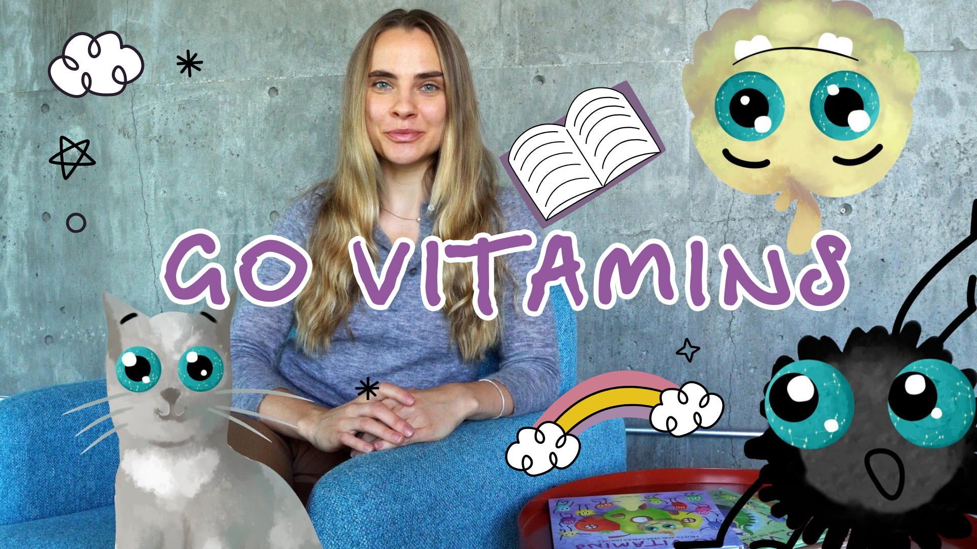 Load video: Go Vitamins stories hekp kids learn about healthy food, answer many questions. With the help of Lookie, readers travel  in the world of vitamins and minerals, learning all they can about different fruits, vegetables and berries!